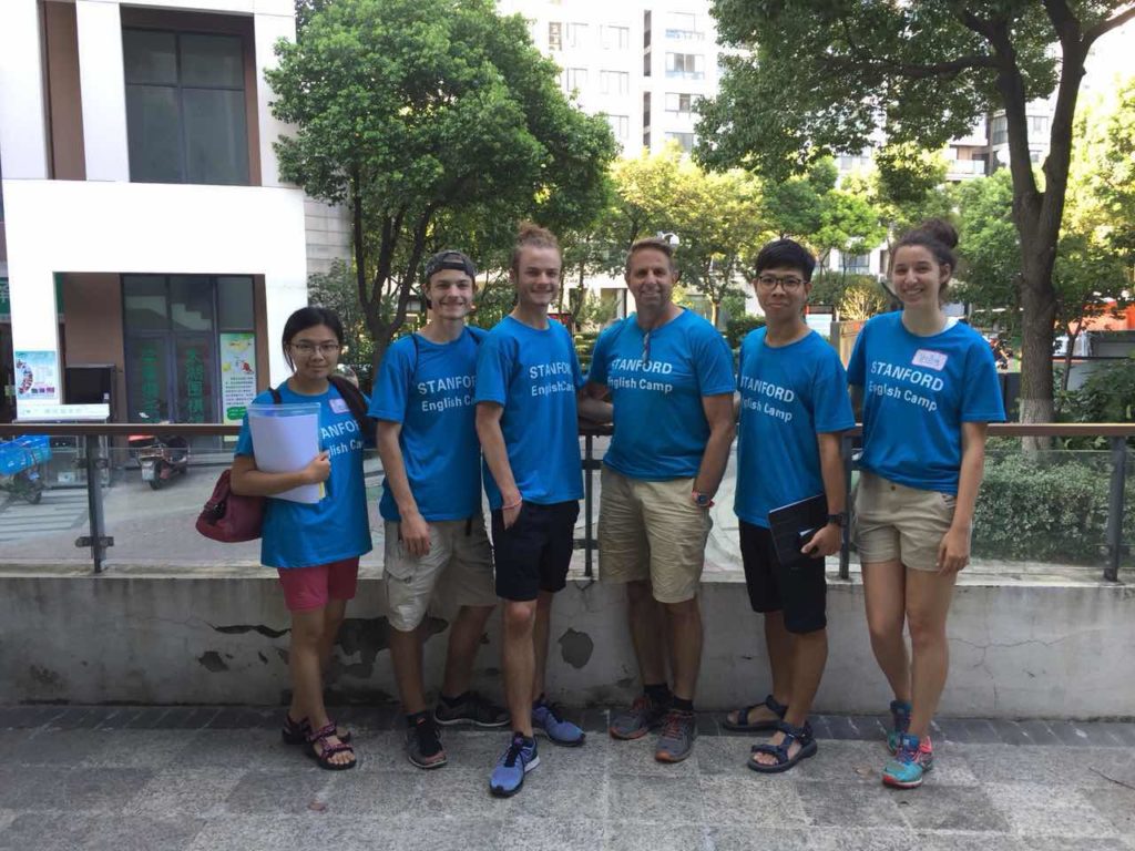 Cross-Cultural Team in Asia working with the Stanford Education Center